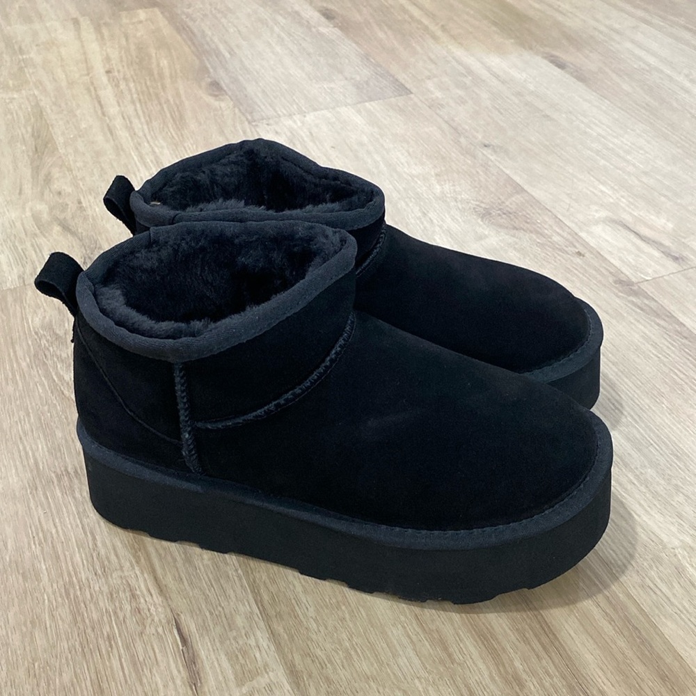 NEW Women’s Suede Platform Mini Boots